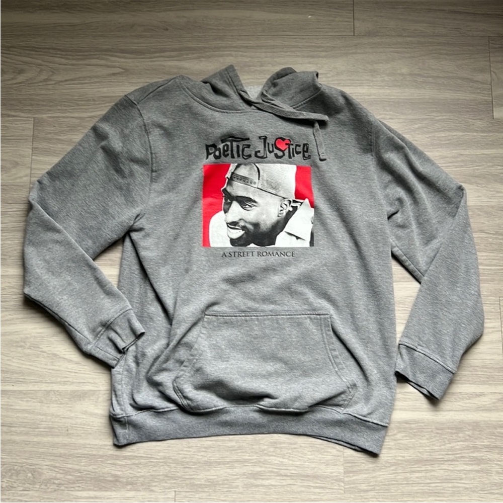 Gray poetic justice Hoodie xl